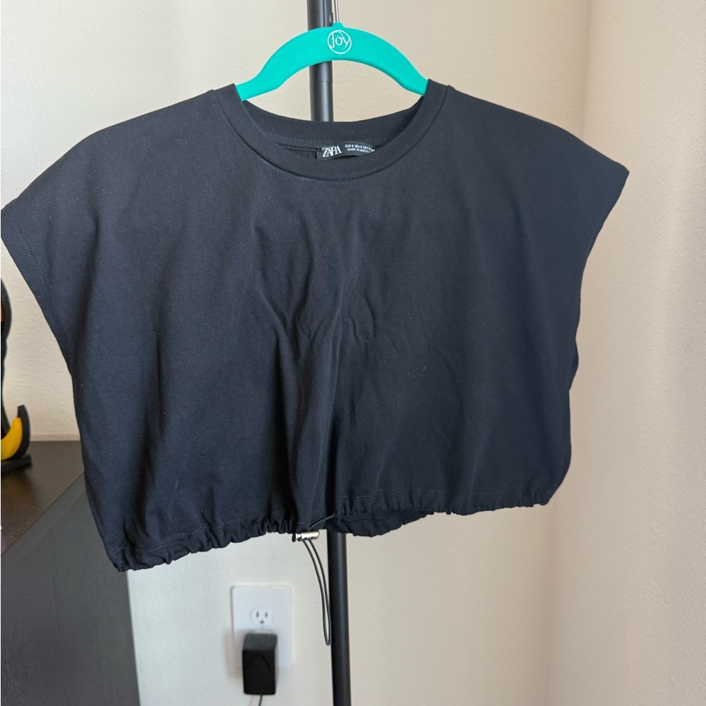 Zara Black Casual Top